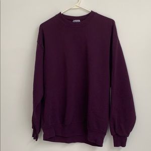 Purple Crew Neck Sweatshirt